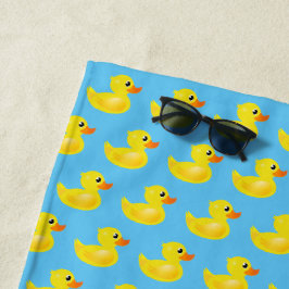 Toalha De Praia Patos de borracha de Kawaii