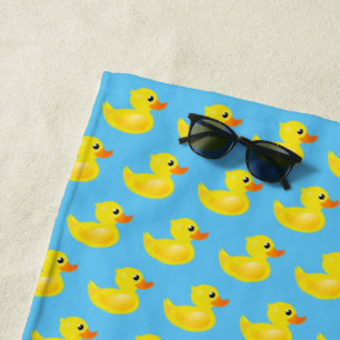 Toalha De Praia Patos de borracha de Kawaii