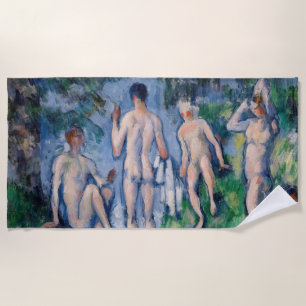 Toalha De Praia Paul Cezanne - Grupo dos Bathers