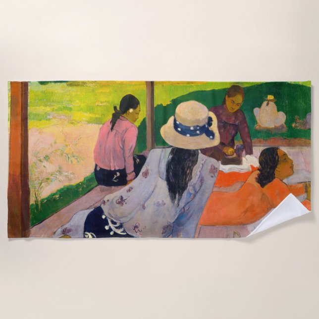 Toalha De Praia Paul Gauguin - A Siesta (Frente)