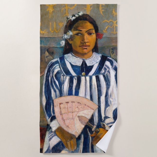 Toalha De Praia Paul Gauguin - Os Ancestrais de Tehamana (Frente)