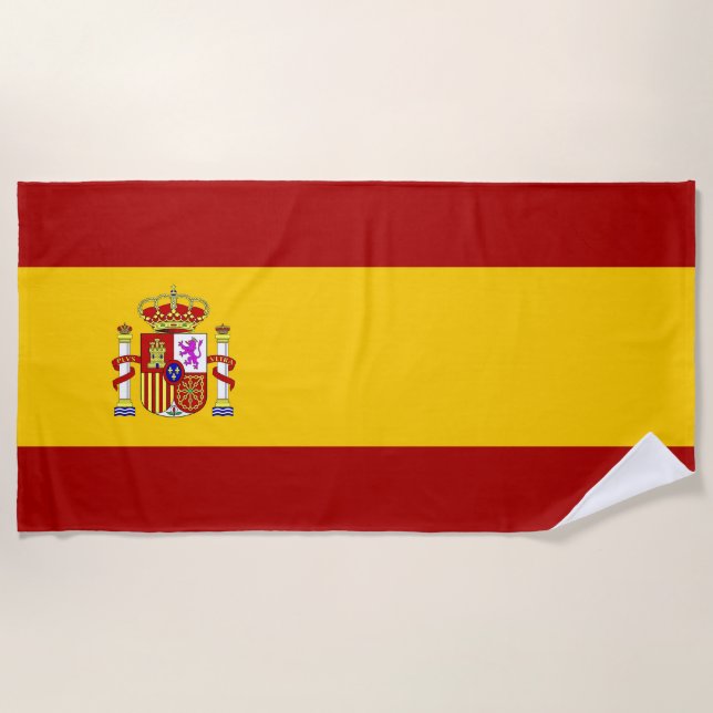Toalha De Praia pavilhão España (Frente)