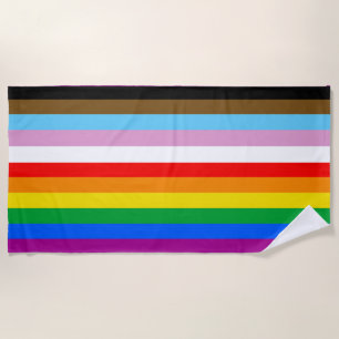 TOALHA DE PRAIA PAVILHÃO LGBTQ+ INCLUSIVE PRIDE