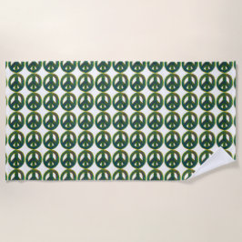 Toalha De Praia Peace Out in Greens Beach Towel