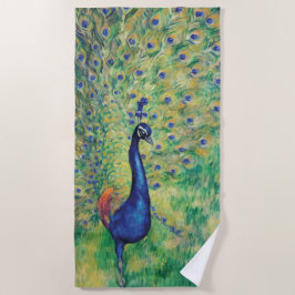 Toalha De Praia Peacock - Beach Towel