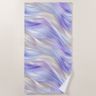 Toalha De Praia Pearl Azul Roxo bonito Pearl Pearl Brancos