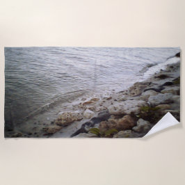 Toalha De Praia Pebolhas Na Praia