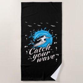 Toalha De Praia Pegue sua onda