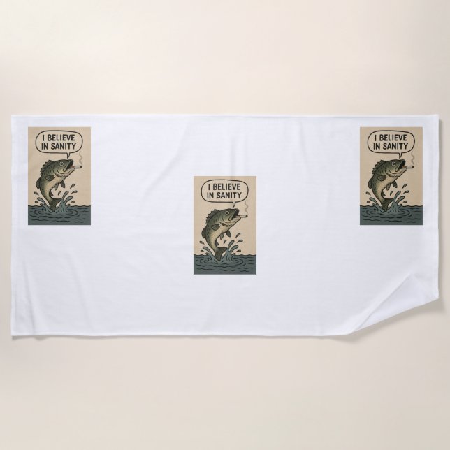 Toalha De Praia Peixe (Frente)