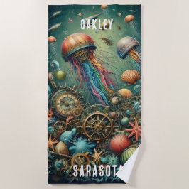 TOALHA DE PRAIA PEIXE DE PESCADO BURACO ENGRAÇADO