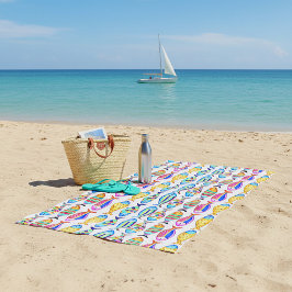 Toalha De Praia peixe rico