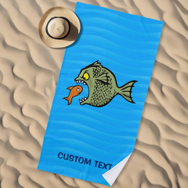 Toalha De Praia Peixe Valentão (Criador carregado)