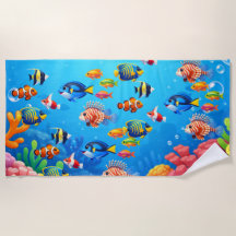 Peixes Tropicais Sob o Mar
