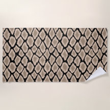 Pele de cobra de couro castanho