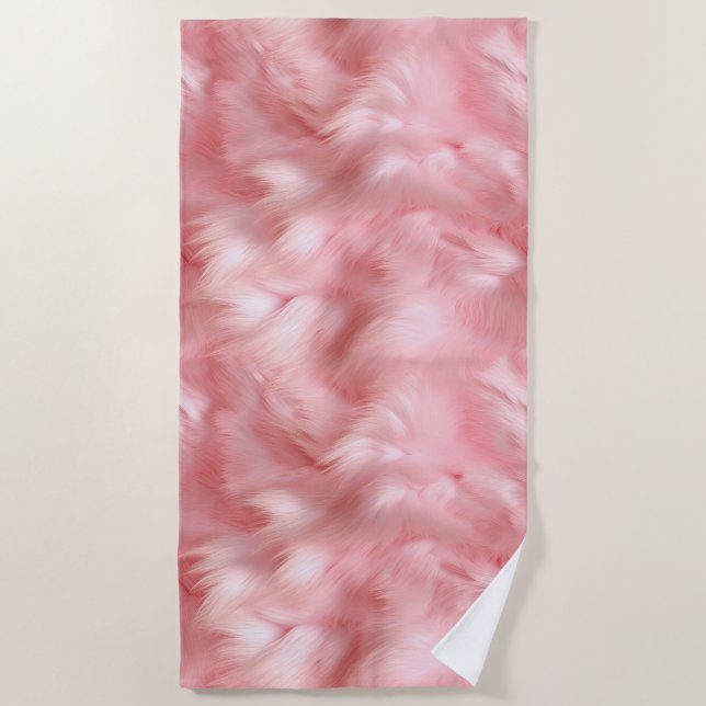 Toalha De Praia Peles com Mal-Rosa (Frente)