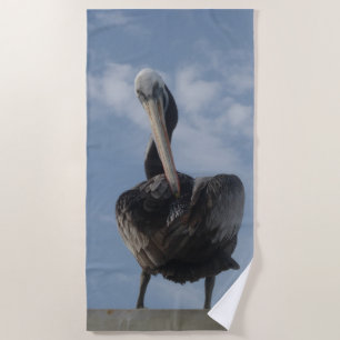 Toalha De Praia Pelicano bonito de Peru Beach Towel