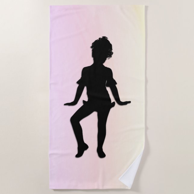 Toalha De Praia Pequeno Dançarino Mais Alto Mellow (Frente)