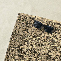 Pequenos quadrados ou azulejos desfocados, cor beg