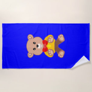 Toalha De Praia Personagem de desenho animado do Urso de Teddy Bon