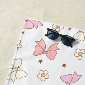 Toalha de Praia Personalizada com Laço para Crianç