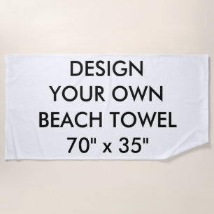 Toalha de praia personalizada costume