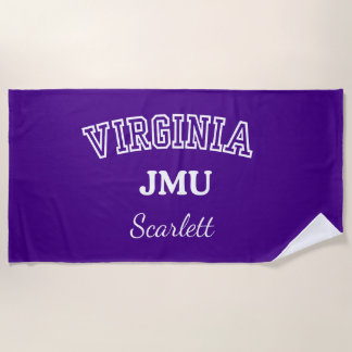 Toalha de Praia Personalizada da Universidade Jame