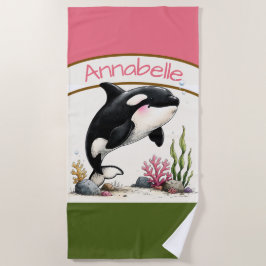 Toalha de Praia Personalizada de Orca