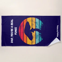 Toalha de Praia Personalizada para o Papai