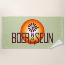 Personalizado/Custum BOERSEUN Windpomp Afrikaans