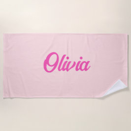 Toalha De Praia Personalizado o Nome Personalizado Retroativo