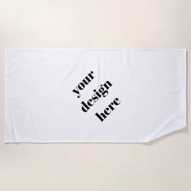 Toalha De Praia Personalizar ou personalizar (Frente)