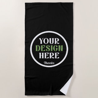 Toalha De Praia Personalized, Elegant, Classic, Wedding Gifts