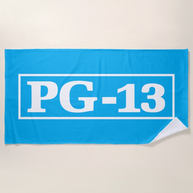 TOALHA DE PRAIA PG-13 (Frente)