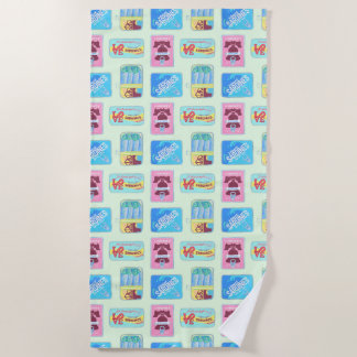 Toalha De Praia Philly Beach Towel - Philadelphia Tin Fish Sardine