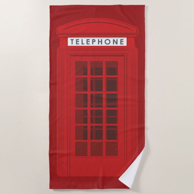 Toalha De Praia Phone Box (Frente)