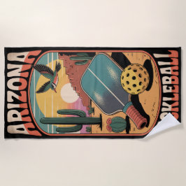 Toalha De Praia Pickleball ARIZONA PICKLEBALL Desert