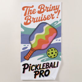 Toalha De Praia Pickleball O Briny Bruiser! Club Beach Towel