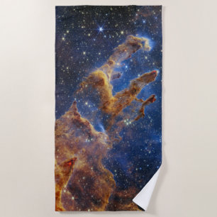 Toalha De Praia Pilares da Criação do Telescópio Web da Nebulosa d