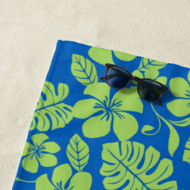 TOALHA DE PRAIA PINK BIKINI (AZUL/VERDE)