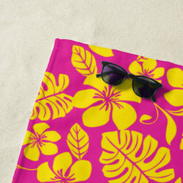 TOALHA DE PRAIA PINK BIKINI (PINCO QUENTE/AMARELO)