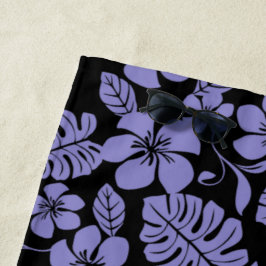 TOALHA DE PRAIA PINK BIKINI (PRETO/LAVANDA)