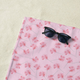 Toalha De Praia Pink Lollipop