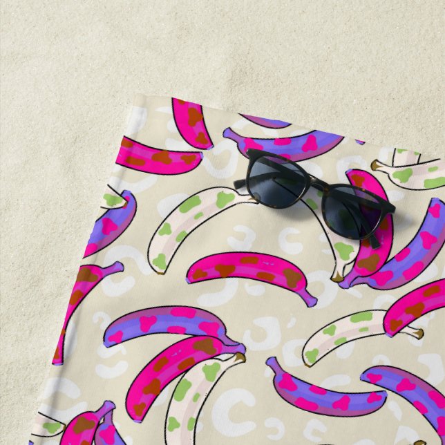 TOALHA DE PRAIA PINK LUSH BANANA BEACH TOWEL (In Situ)