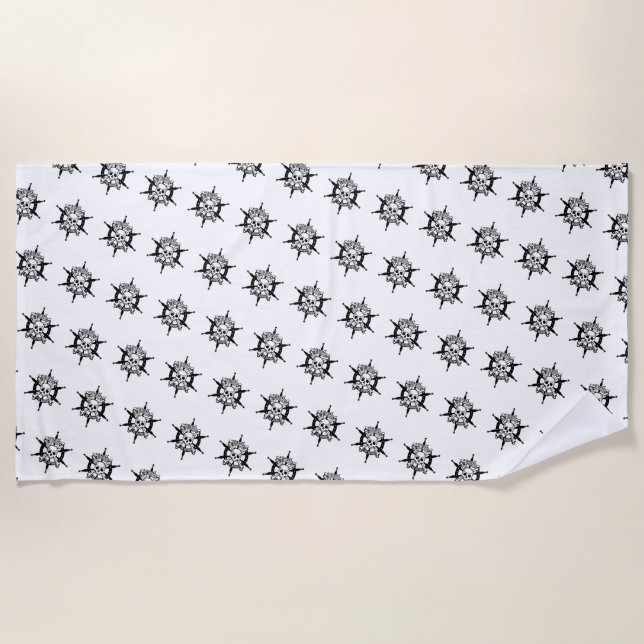 Toalha De Praia Pirate Beach Towel (Frente)