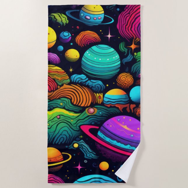 Toalha De Praia Plano de fundo (Frente)