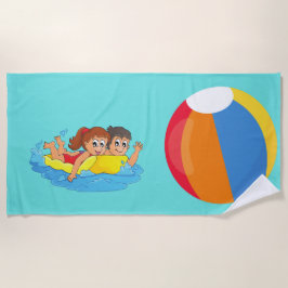 Toalha De Praia Plantação de garotos Beach Towel