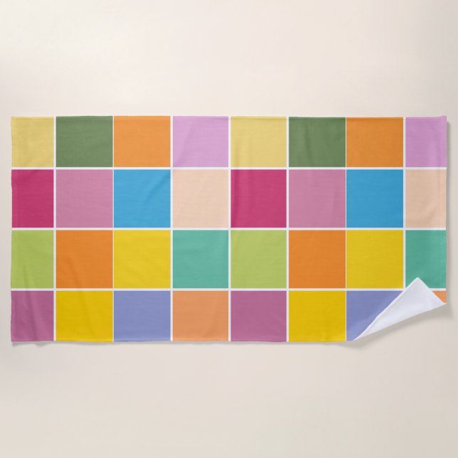 Toalha De Praia Playful Springtime (Frente)