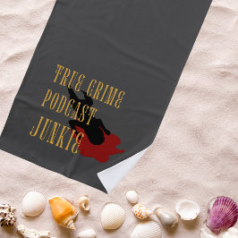 Toalha De Praia Podcast do Crime Verdadeiro
