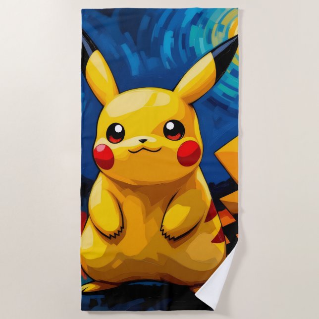 Toalha De Praia Pokémon und seine Treue Freunde (Frente)