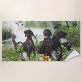 Toalha De Praia Ponteiros abreviados alemães